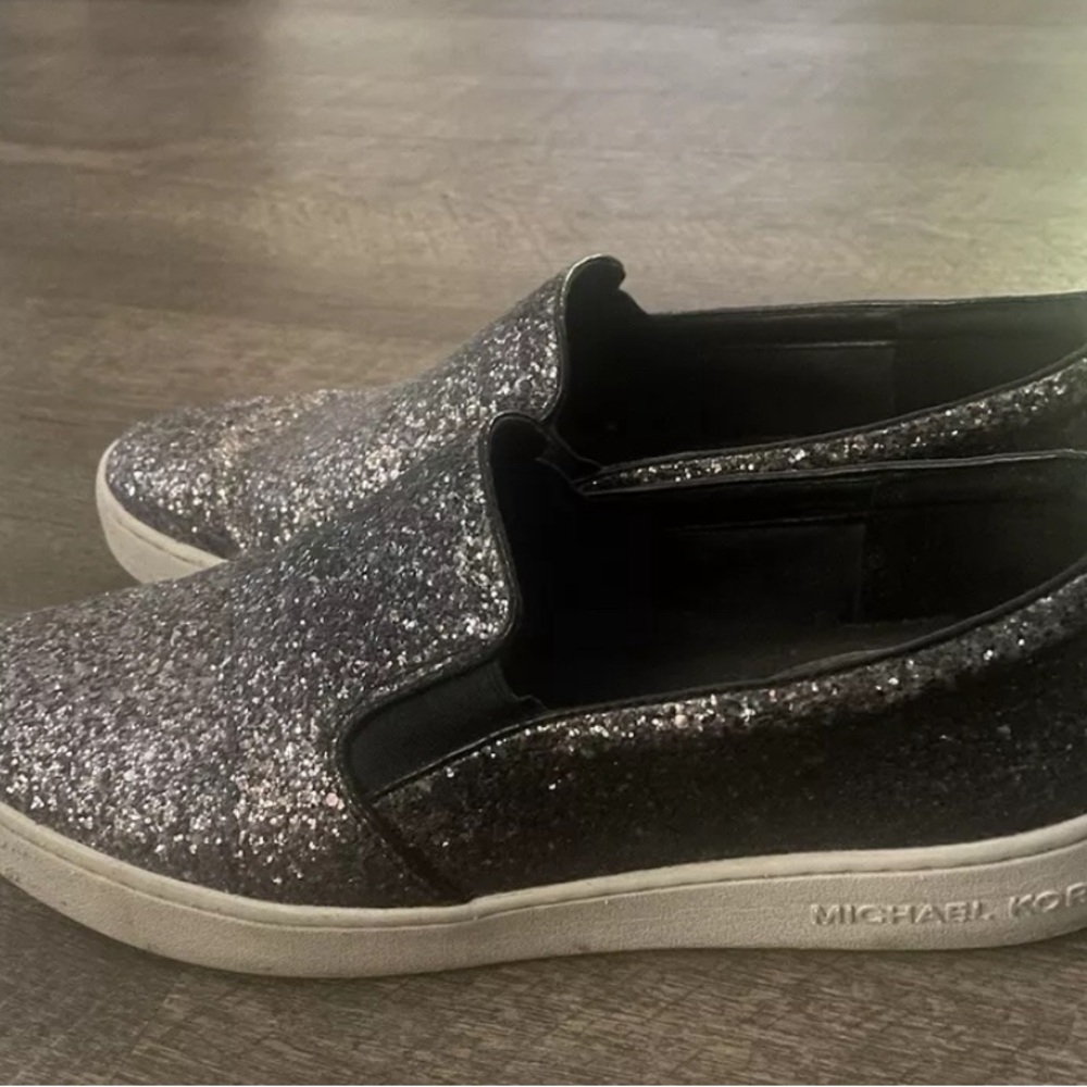 Michael Kors Glitter Slip-On Sneakers